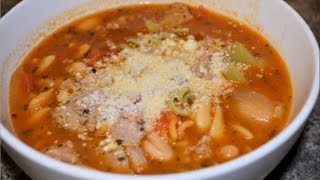 Pasta Fagioli Recipe  CookwithAPRIL [upl. by Sirred]