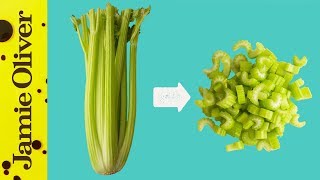 How To Cut Celery  1 Minute Tips  Gennaro Contaldo [upl. by Eirelam732]