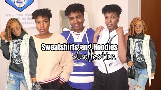 Sweatshirts and Hoodies Collection  HUGE Try On Haul [upl. by Cornelie806]