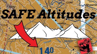 How to Use the VFR sectional to pick SAFE Altitudes Private Pilot Ground Lesson 26 [upl. by Rehsa949]