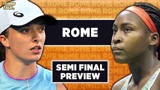 Swiatek vs Gauff  Rome Open 2024 SF  Tennis Prediction [upl. by Oinotla218]