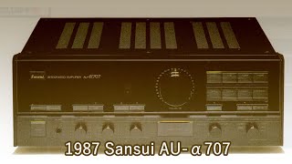 1987 Sansui AUα707 [upl. by Kingsbury]