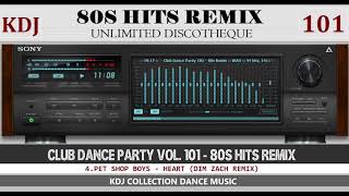 80s HITS REMIX Club Dance Party 101  KDJ 2023 [upl. by Illac]