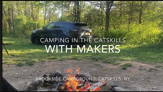 The Catskills NY With Makers  Quarentine Camping  Tent Camping  Camp New York  Escape COVID19 [upl. by Akeihsat]