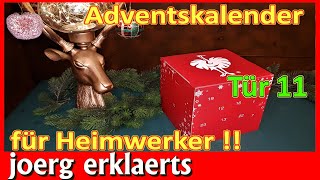 🌲Tür 11 Engelbert Strauss Adventskalender Unboxing Weihnachtskalender Heimwerker Tutorial No 292 [upl. by Occor237]