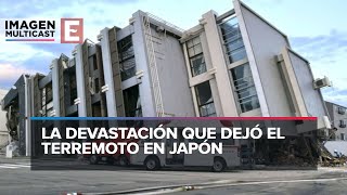 Suman al menos 48 muertos tras terremoto de magnitud 75 en Japón [upl. by Niala959]