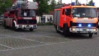 EchtAlarm  Feuerwehr Bad Neustadt rückt aus  Realeinsatz 150 J FF NES  brennt Baum nach Blitz [upl. by Vish371]