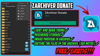 ZArchiver Donate Apk Pro [upl. by Agnes232]