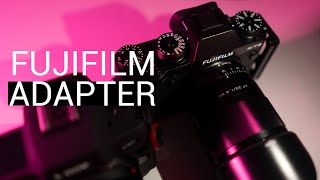 FUJIFILM UND CANON OBJEKTIVE ADAPTIEREN Deutsch SILVIO OESER [upl. by Airrehs]