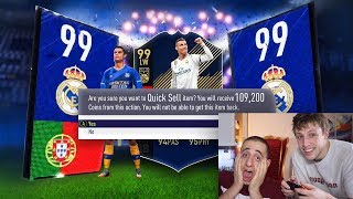 INSANE TOTY DISCARD CHALLENGES w W2S amp CALFREEZY [upl. by Liahkim137]