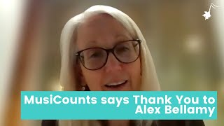 MusiCounts says Thank You to Alex Bellamy [upl. by Loria974]