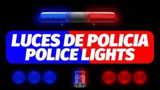 🚨 Police Lights 🚔 7 styles 🔴🔵 LED [upl. by Sayres]