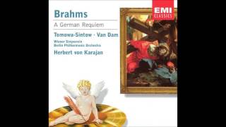 Brahms  A German Requiem  Karajan BPO 1977 Remastered by Fafner [upl. by Standford650]