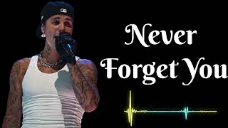 Justin bieber  Never Forget You [upl. by Tommie]