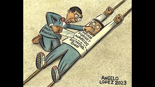 A Year in Review  Angelo Lopez Editorial Cartoons 2023 [upl. by Ariak]