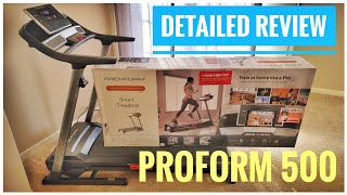 REVIEW ProForm Cadence Compact 500 Folding Treadmill WALMART LOVE IT PFTL39621 [upl. by Rubetta625]