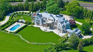 72 Million Amazing Historic Mega Mansion in the Hamptons Built in 1890 [upl. by Tegdirb334]