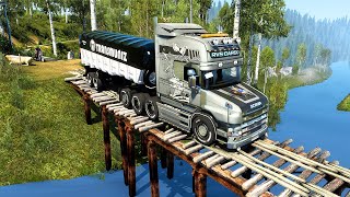 Chocamos el Camión Scania T Motor V8  Euro Truck Simulator 2 [upl. by Crichton]