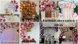 Birthday decorations ideas at home  Birthday decorations [upl. by Milburr]