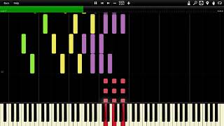 Sabaton  Cliffs of Gallipoli Instrumental Piano Tutorial with Synthesia [upl. by Nautna]