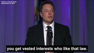 Elon Musk said 11 years ago  Americas Slow Strangulation by Overregulation [upl. by Gagne713]