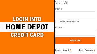 Home Depot Credit Card Login Tutorial 2024  How to Sign in to Your Homedepotcom MyCard Account [upl. by Adniram]