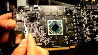 RX580 repair graphic card unusual problem Radeon Sapphire nitro video card repair [upl. by Reames625]