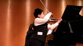 2011第九屆台灣絃樂團小提琴大賽預賽 流浪者之歌Sarasate Zigeunerwiesen 張頌奇 [upl. by Hoj249]