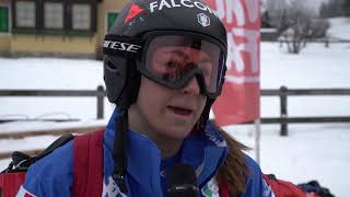 Nazionale Femminile di sci alpino in valle di Fassa [upl. by Ching]