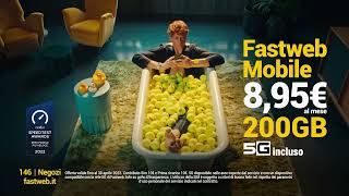 Fastweb Mobile  200 GB a 895€ al mese [upl. by Nosneb]