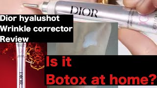 Is Dior Hyalushot wrinkle corrector Botox replacement [upl. by Ambrosane]