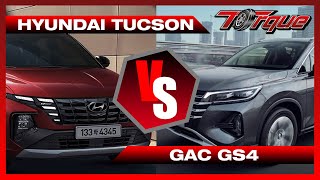 HYUNDAI TUCSON VS GAC GS4  VERSUS  TORQUE [upl. by Huei]