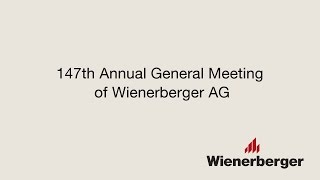 Wienerberger AG 147th Annual General Meeting [upl. by Vevine]