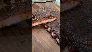 No Wrap Pork Spare Ribs on a Pellet Grill shorts ribs smoker pelletgrill spareribs recipe [upl. by Llerrut377]