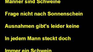 Die Ärzte  Männer sind Schweine  Lyrics [upl. by Colier]