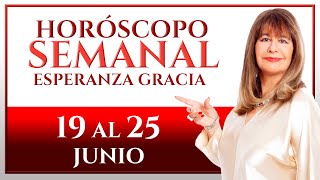 HORÓSCOPO DEL 19 AL 25 DE JUNIO  ESPERANZA GRACIA [upl. by Zane]