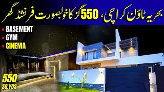 500 Square Yards Villa  Bahria Town Karachi House  Inside Tour [upl. by Emalia]