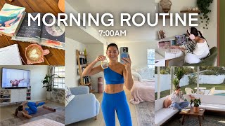 my 7am productive morning routine 8 habits to motivate you [upl. by Kanya606]