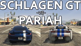 Benefactor Schlagen GT vs Ocelot Pariah  Which is Faster  GTA Online [upl. by Timofei]