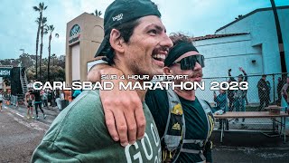 2023 Carlsbad Marathon  Sub 4 Hour Attempt [upl. by Assena]