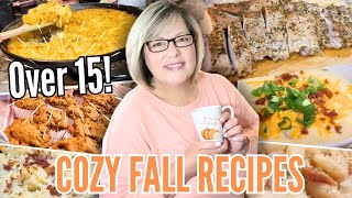 15 Cozy Fall Recipes You Need To Try Easy Crockpot Meals Casseroles Soups amp Desserts [upl. by Redleh246]