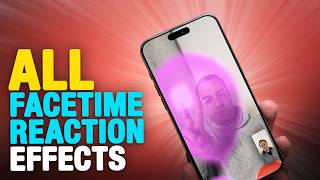 All iOS 17 FaceTime Reaction Gestures [upl. by Haye317]