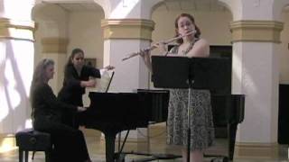 Fantaisie Melancolique by MathieuAndre Reichert  performed by Kristen Stoner flute  Part 12 [upl. by Gerianna]