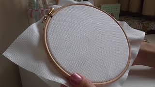 How to start cross stitching [upl. by Nauwaj]