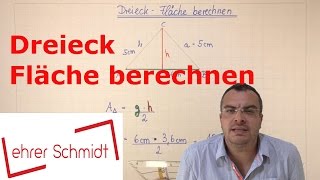 Dreieck  Umfang berechnen  Geometrie  Mathematik  Lehrerschmidt [upl. by Ahsekan]