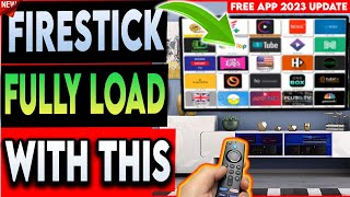 🔴FULLY LOAD AMAZON FIRESTICK 2023 [upl. by Tatia]