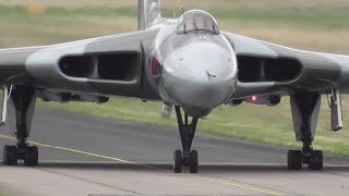 HOWL OF VULCAN GOES TO GOODWOOD FESTIVAL OF SPEED AMAZING SOUND FROM THE ENGINES pilot aviation [upl. by Courtney499]