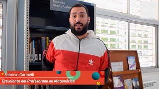 Profesorado en Matemática Fabricio nos relata su experiencia en FAMAF [upl. by Eivod]