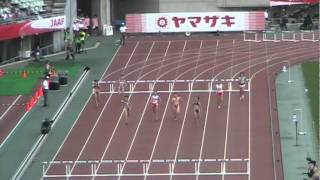 Womens 400 mH Final  2012 Japanese Olympic Trials 第96回日本選手権女子400mH決勝 [upl. by Scutt]