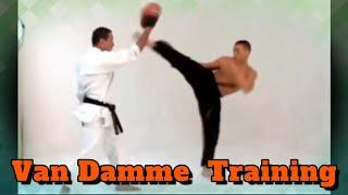 Jean Claude Van Damme Training Sparring amp Fitness [upl. by Beltran]